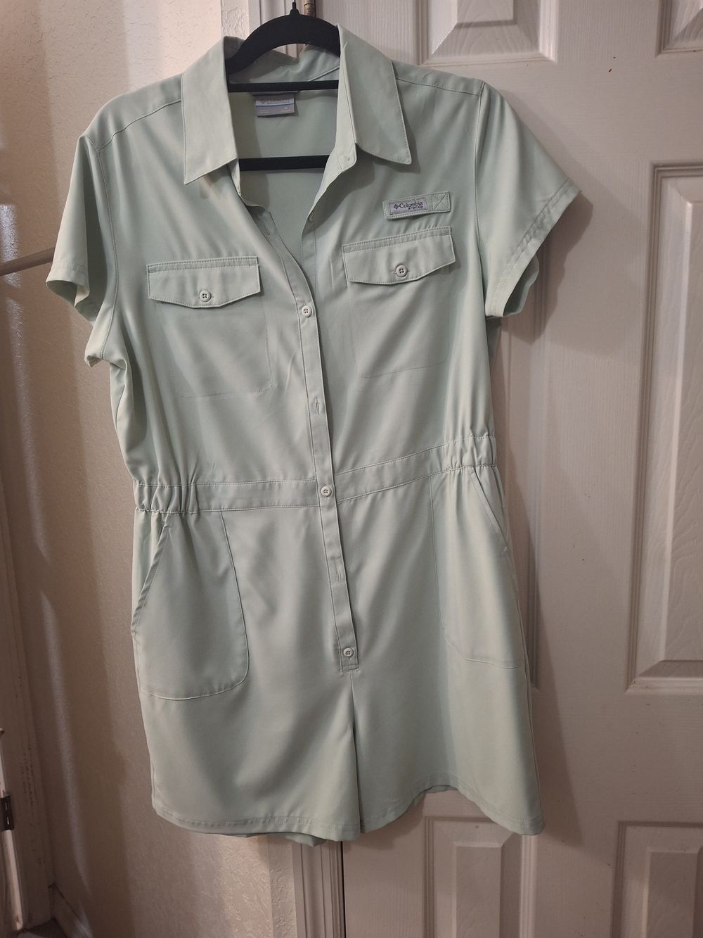 Columbia Mint Green Short Sleeve Romper